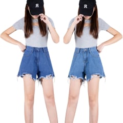 SHORT JEANS DE LOLA LISO