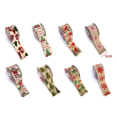 CINTA DE NAVIDAD DISEÑOS 5 CM*10 M