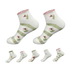 CALCETINES DE MUJER TOBILLO ALGODÓN PEINADO
