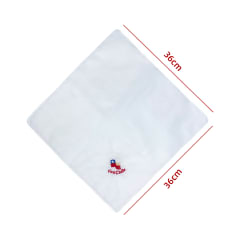 PAÑUELO FIESTAS PATRIAS BANDERA 36X36 CM