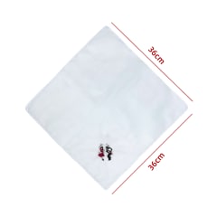 PAÑUELO FIESTAS PATRIAS PAREJA BAILE 36X36 CM