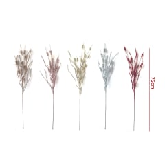 RAMA DE FLORES ARTIFICIALES NAVIDEÑAS BRILLANTES 75 CM