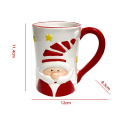 TAZA DE NAVIDAD CERAMICA VIEJO PASCUERO 13X10X9CM