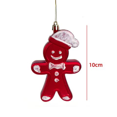 COLGANTE JENGIBRE NAVIDAD 10CM 4PCS