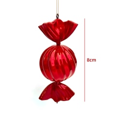 COLGANTE DULCE DE NAVIDAD 8CM 2PCS