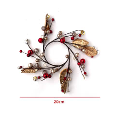 Decoración corona navidad 30cm