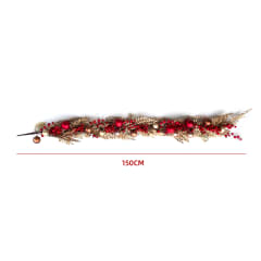 ADORNO NAVIDEÑO CON ESFERAS 150CM
