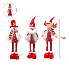 MUÑECO DE NAVIDAD PATAS LARGAS RETRATIL 78CM