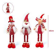 MUÑECO DE NAVIDAD PATAS LARGAS RETRATIL 60CM