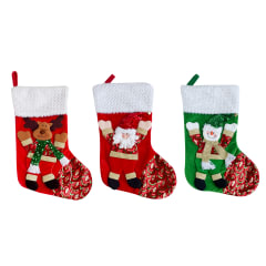BOTAS DE NAVIDAD LENTEJUELAS 50CM