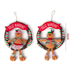 COLGANTE DECORACION GALLETA JENGIBRE 35CM