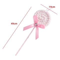 ADORNO DE NAVIDAD DULCE ROSADO 49X19CM 