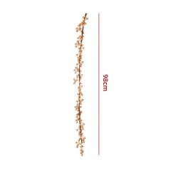 GUIRNALDA DE NAVIDAD FRUTOS DORADOS 98X4X3CM