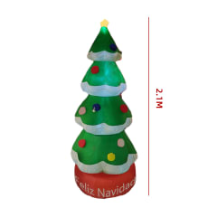 INFLABLE ARBOL DE NAVIDAD 2.1M 