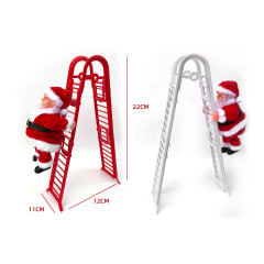 ADORNO VIEJO PASCUERO SUBE ESCALERA 12X11X22CM