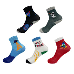 CALCETINES DE NIÑO MEDIA CAÑA DISEÑO ESPACIAL 3-6 AÑOS