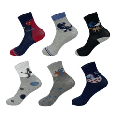 CALCETINES DE NIÑO MEDIA CAÑA DINOSAURIO 3-6 AÑOS