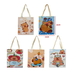 BOLSO CON DISEÑO CAPIBARA  33X38CM