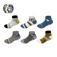 CALCETIN BEBE ALGODON ANIMAL  ANTIDESLIZANTE 18-24M