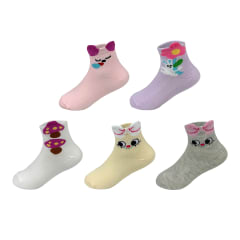 CALCETIN NIÑA PUÑO FLOR 6-9 AÑOS