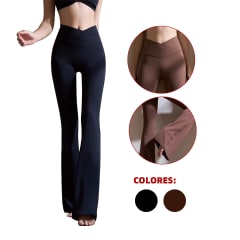 CALZA MUJER CINTURA CRUZADA PALAZZO M/L/XL