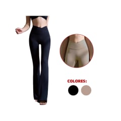CALZA MUJER CINTURA CRUZADA PALAZZO M/L/XL