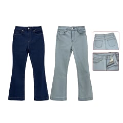 PANTALÓN JEANS BOTA ANCHA TALLA Y COLORES SURTIDOS