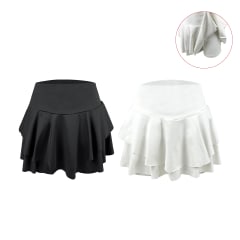 FALDA SHORT CAPAS PRETINA ANCHA MUJER TALLA M-L/L-XL/XL-XXL