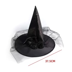 SOMBRERO VIUDA NEGRA 37,5CM