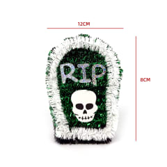 DECORACION HALOWEEN LAPIDA 12X8CM
