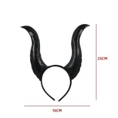 CINTILLO HALLOWEEN CUERNOS MALÉFICA 25 * 16 CMS