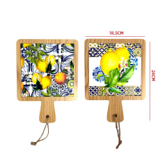 TABLA COCINA PICAR DISEÑO LIMONES 18.5X24CM