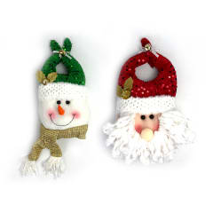 ADORNO NAVIDAD MANILLA PUERTA 30CM