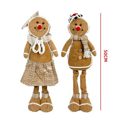 MUÑECO DE NAVIDAD  GALLETA JENGIBRE 50 CM