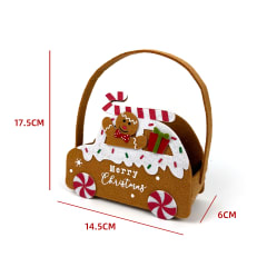 BOLSA DULCE NAVIDAD AUTO JENGIBRE 17.5X6X14.5 CM