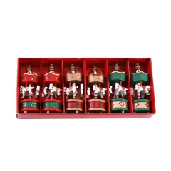 ADORNO COLGANTE NAVIDAD CARRUSEL 3.1X3.1X8.2CM