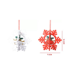ADORNO COLAGANTES COPO NIEVE 9.5X10.5CM