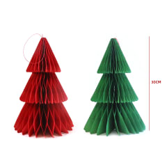 ARBOL NAVIDAD PAPEL DESPLEGABLE 30CM