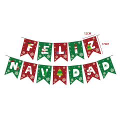 COTILLON BANDERINES NAVIDAD 12X17CM