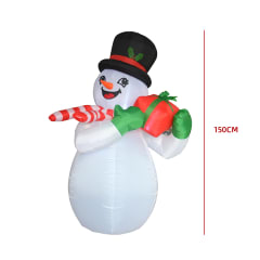 INFLABLE MUÑECO DE NIEVE 1.5M IDEAL EXTERIOR / INTERIOR