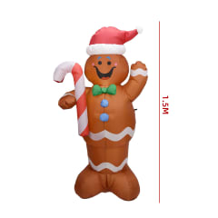 INFLABLE GALLETA JENGIBRE 1.5 MTS