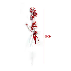 ADORNO DE NAVIDAD RAMA DULCES 60CM