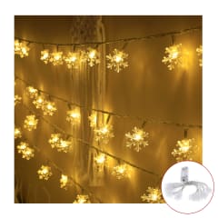 Guirnalda 20 luces a pila bola de nieve 3M