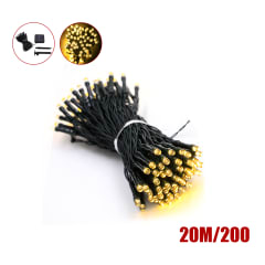 GUIRNALDA DE LUCES 200 LUCES LED SOLAR 20M solo venta mayorista