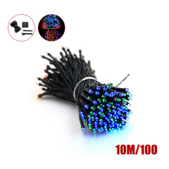 Guirnalda de luces 100 luces LED solar 10M Color Amarillo 100 focos