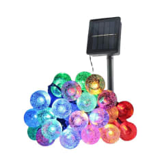 Guirnalda 20 luces solar 2.4 bolas 5M