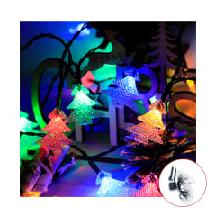 Guirnalda 20 luces solares arbol de navidad 5M