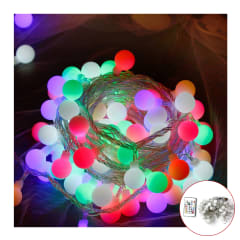 LUZ NAVIDAD USB  LUMINOSA  50 LUCES 7,5 MTS