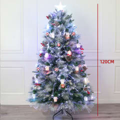 ARBOL DE NAVIDAD LUCES LED CASITA MULTI COLORES 120CM