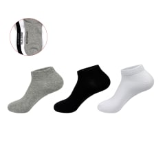CALCETIN HOMBRE ALGODON PEINADO TOBILLO PACK*3 SIN COSTURA 40-43